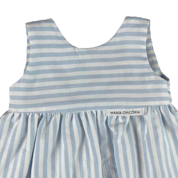 Blue Stripes Romper