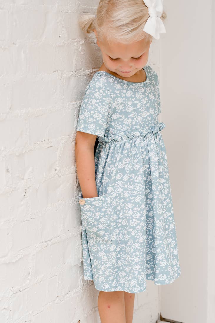 Cornflower Tea Dress