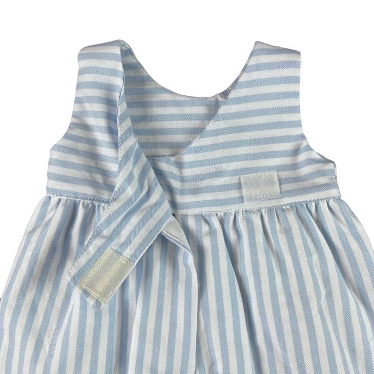 Blue Stripes Romper