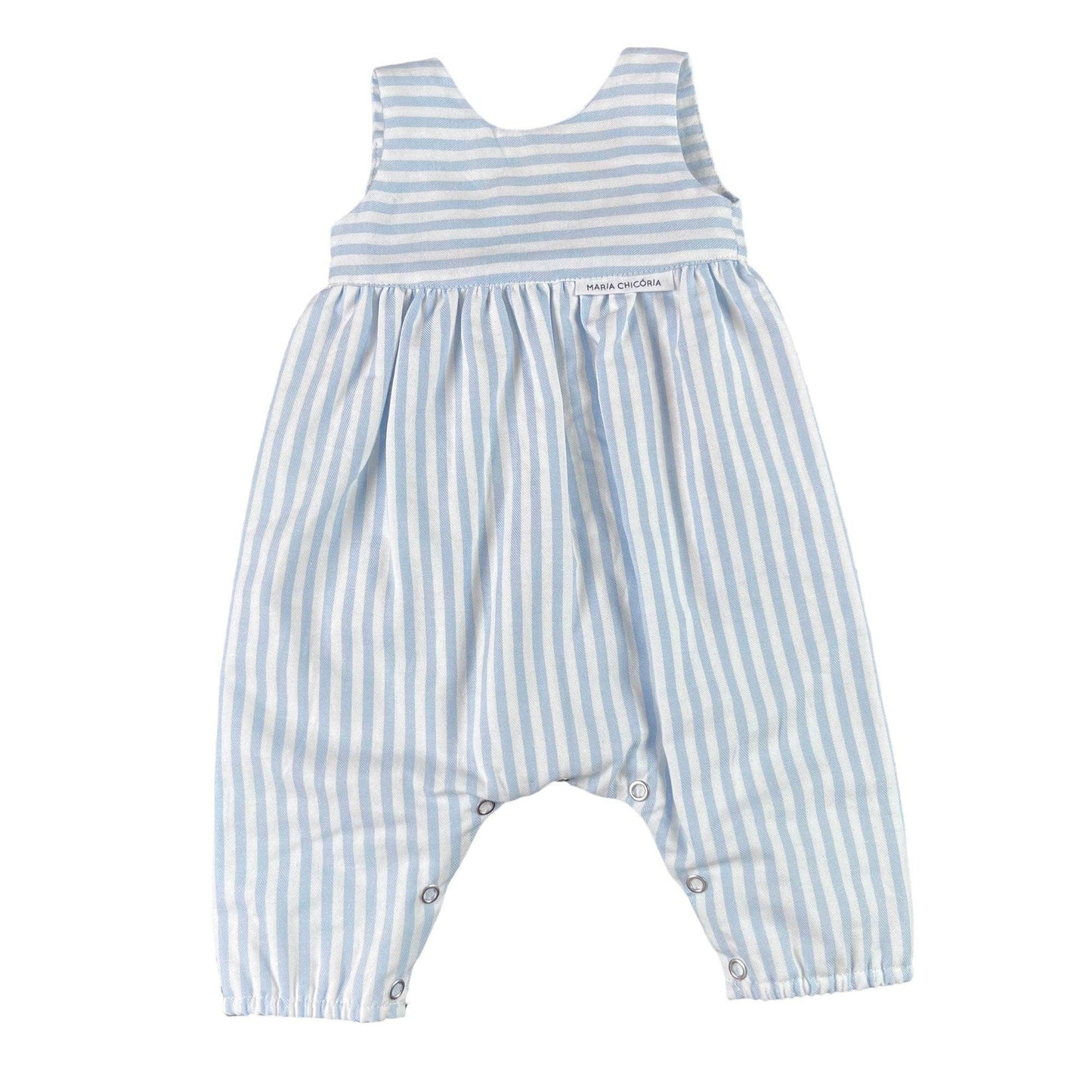 Blue Stripes Romper